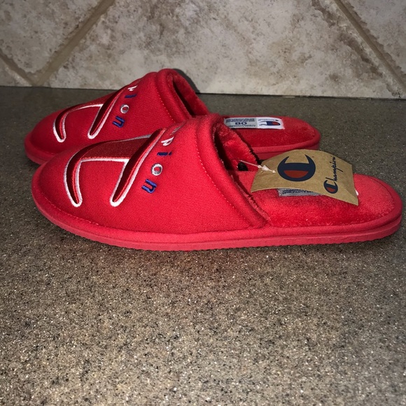 🆕 Champion SleepOver II Scarlet Slippers - Picture 5 of 8